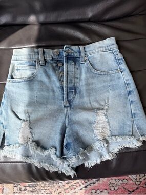 Celebrity Pink "THE REBEL" button fly, jeans shorts